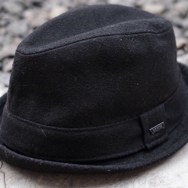LEVI'S Original Black Fedora/Hat 