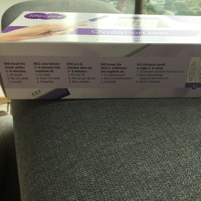 Lifecare Ovulation test 5 tests Fertility Pregnancy Predict your