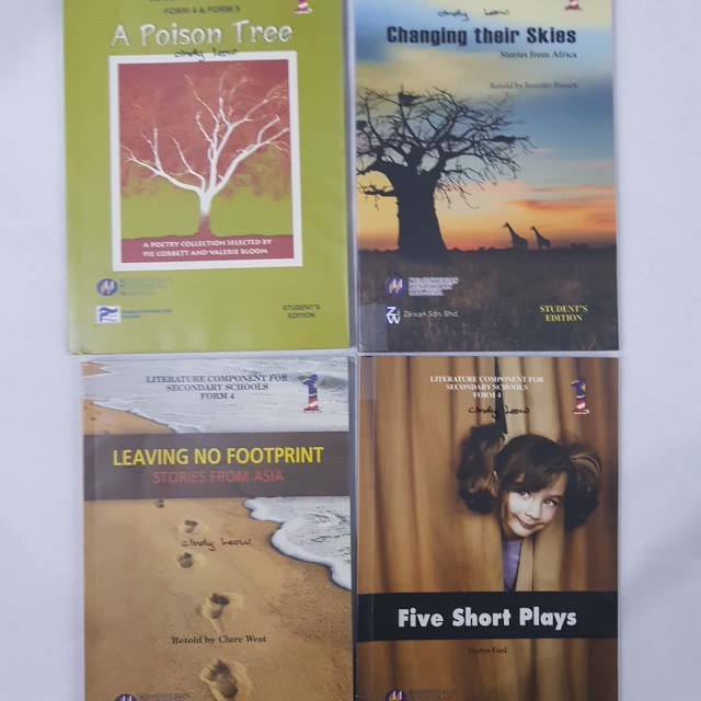 Literature Components For Secondary School Form 4 Books