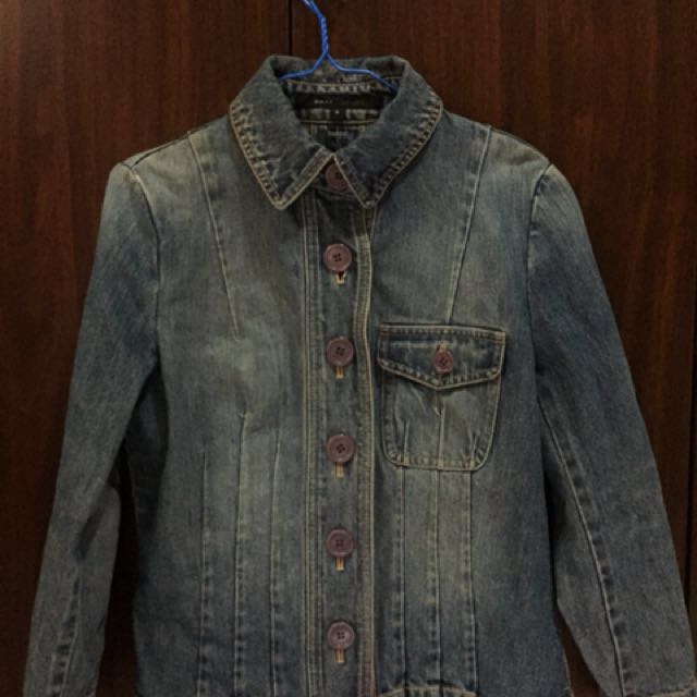 marc jacobs denim jacket trucker jeans 