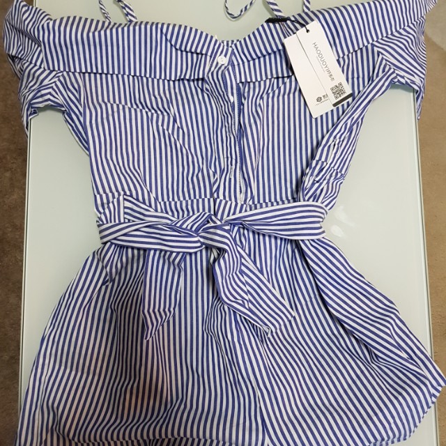 jumper shorts and off shoulder