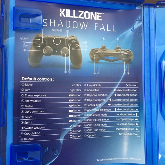 PS4 Killzone Shadow Fall (Category: PlayStation) located in Subang Jaya. Submitted by junkyardigan (Listing ID 142793141, Image 2). Description: Killzone Shadow Fall for the PS4 for sale. Haven't been playing it that much and i'm not one for FPS games on console. I just can't seem to aim right without a mouse, it's a bummer really..