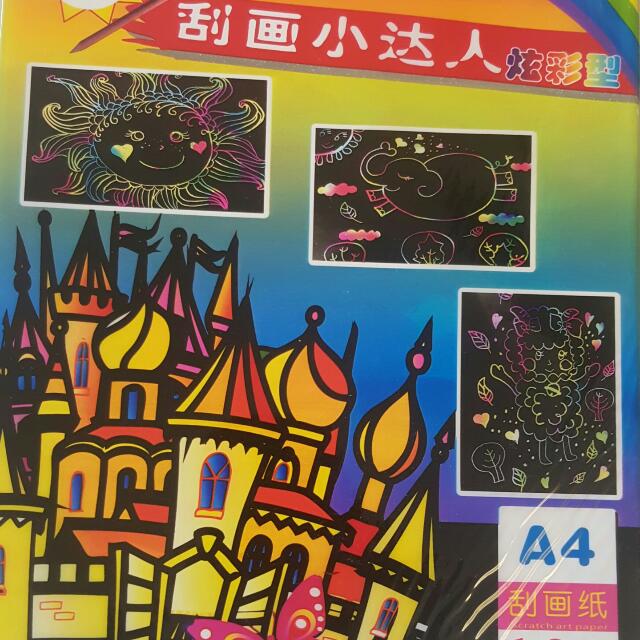 Scratch Art Paper, Bulletin Board, Preorders on Carousell