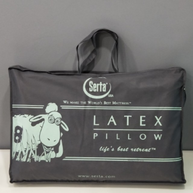 Serta top latex pillow