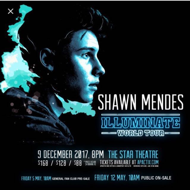 Shawn Mendes Illuminate World Tour Entertainment Events Concerts On Carousell