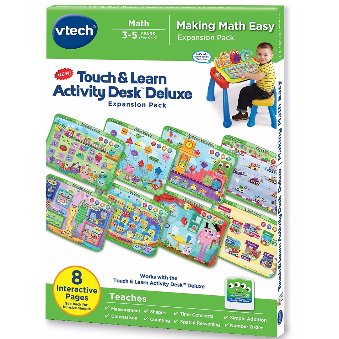 touch and learn activity desk expansion pack