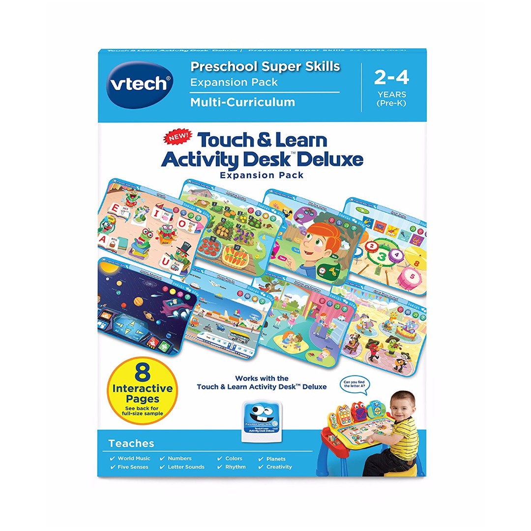 touch and learn activity desk deluxe expansion pack