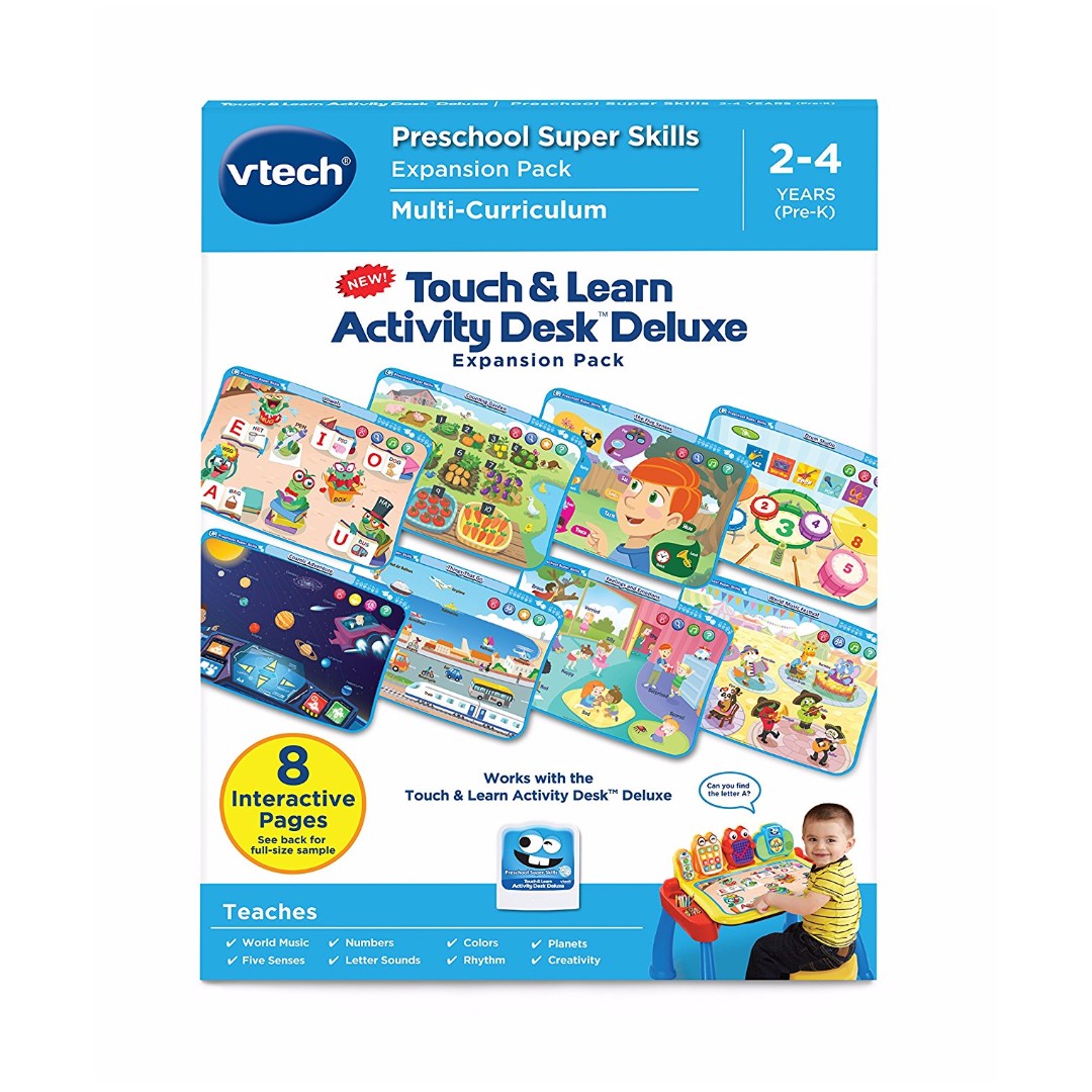 touch and learn activity desk expansion pack