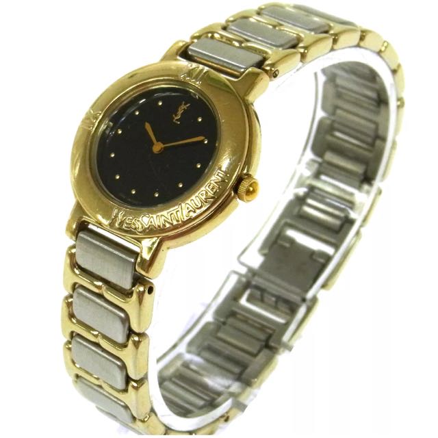 Ysl discount gold watch