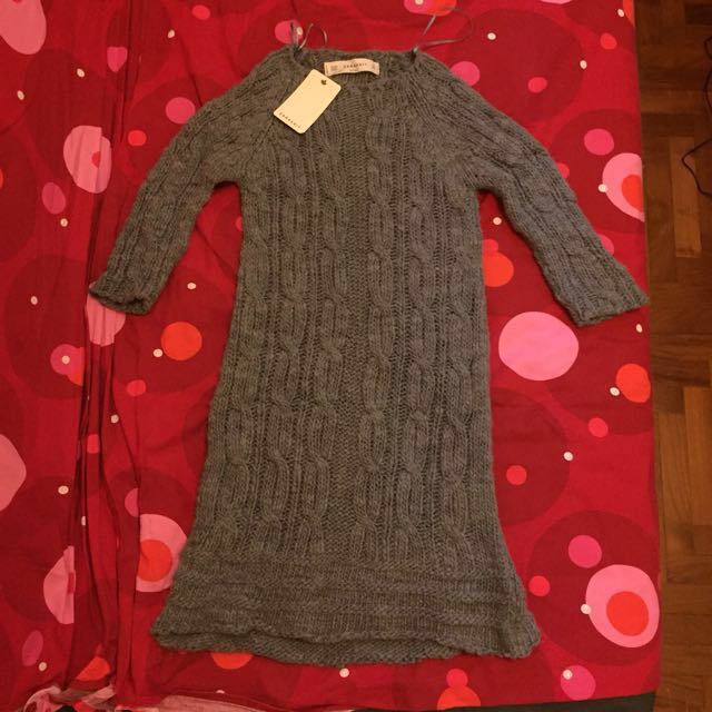 Zara Knit Winter Dress Women S Fashion Clothes Dresses Skirts