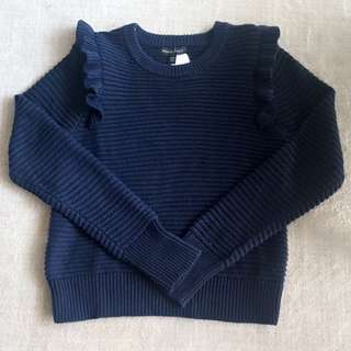 Banana Republic Frilly Shoulder sweater