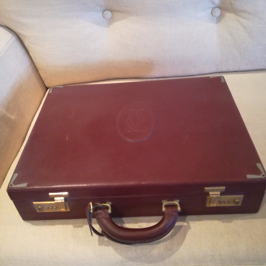 vintage cartier briefcase