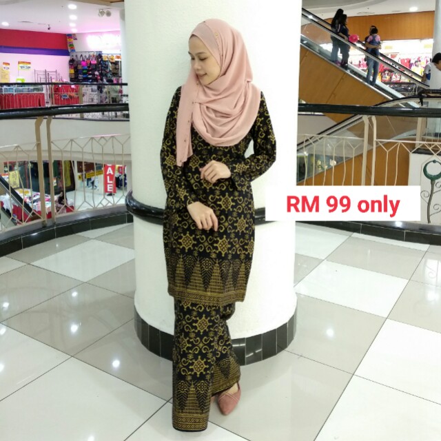  Baju  kurung moden songket  New Fesyen Muslimah Lain 