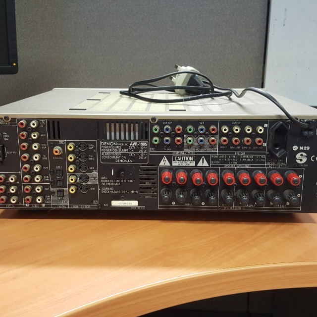 DENON AV Surround Receiver AVR1905/785 with Remote Control, Audio