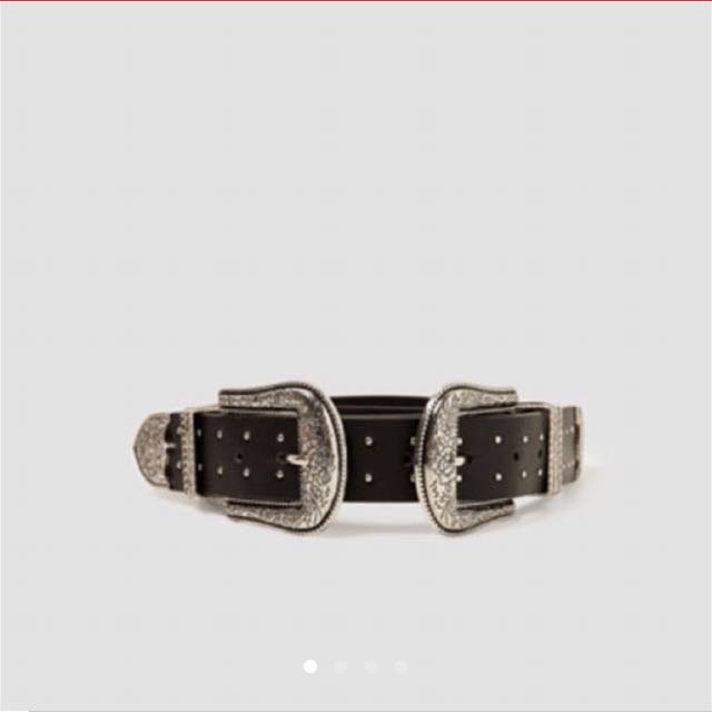 DOUBLE BUCKLE BELT Kendall jenner Women s Fashion New Undergarments Loungewear on Carousell