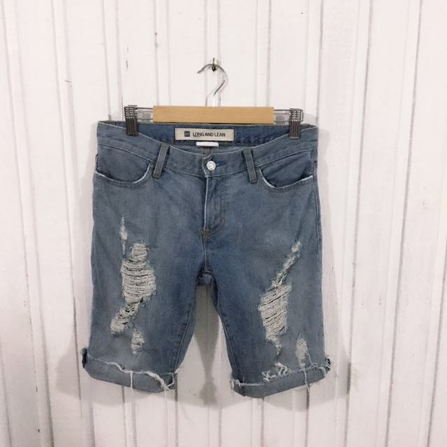 ripped denim jean shorts mens