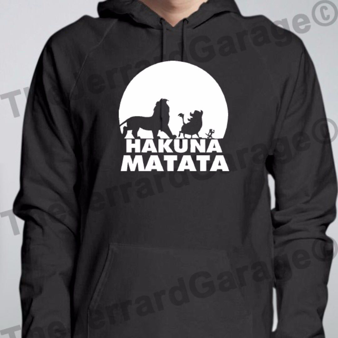 Hakuna Matata Hoodie, Men's Fashion