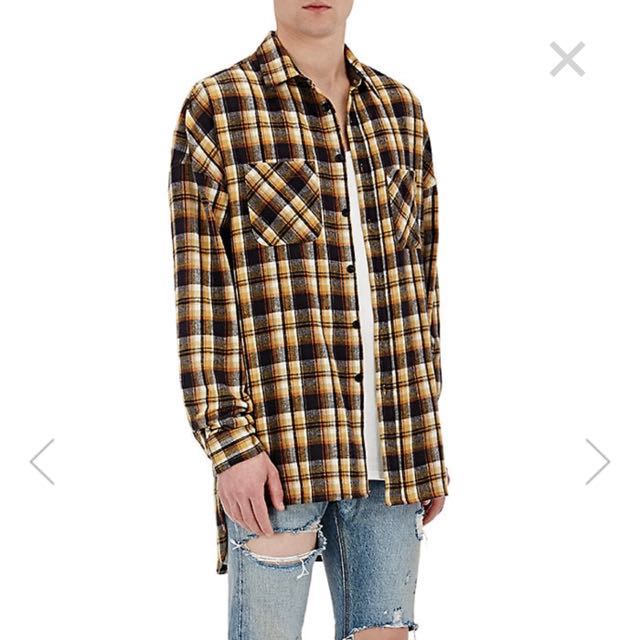 fear of god yellow flannel