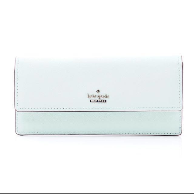 kate spade cameron street wallet blue