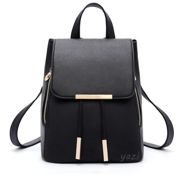 Korean Black Backpack