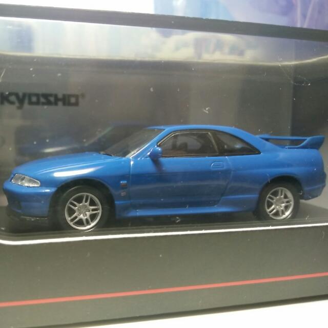 Kyosho Nissan Skyline Gt R Bcnr33 Blue1 64 Gtr R33 Toys Games