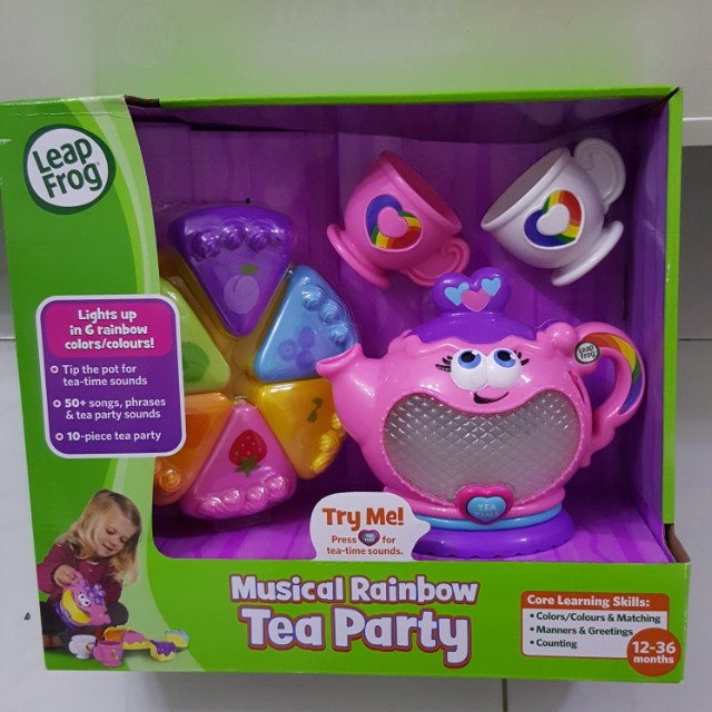 leapfrog rainbow tea set
