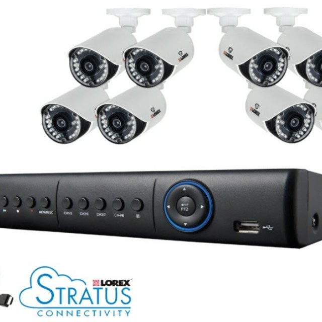 Lorex Security Camera (Category: Security Systems & CCTV Cameras) located in Kuala Lumpur. Submitted by bryantan_kl (Listing ID 142931296, Image 1). Description: CO4 Series Security DVR with 960H Recording and Stratus Connectivity. Includes 8 weatherproof 960H cameras. The new LH150 8-channel ECO4 Stratus DVR is the first security DVR of its kind. Changing DIY surveillance forever, set-up for remote viewing has never been easier thanks to the inn