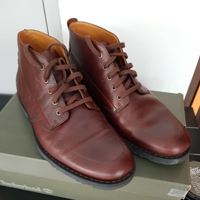timberland leather slippers