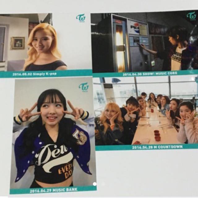 Twice Cheer Up Broadcast Photocards Hobbies Toys Memorabilia Collectibles K Wave On Carousell