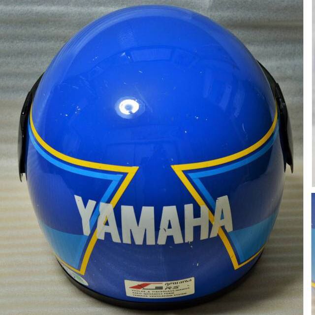 Vintage YAMAHA helmet fullface Gauloises, Motorcycles, Motorcycle