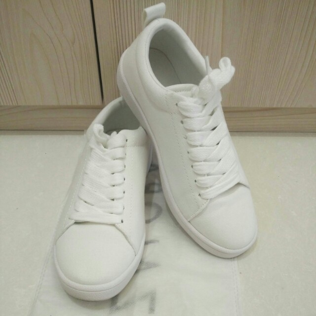 Zalora - white sneakers, Women's 