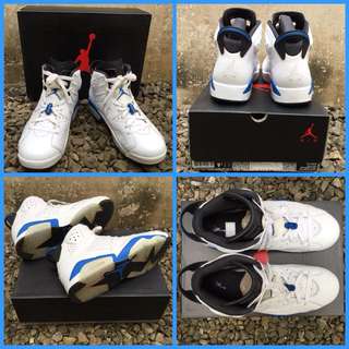 Air Jordan Retro 6 Sports Blue