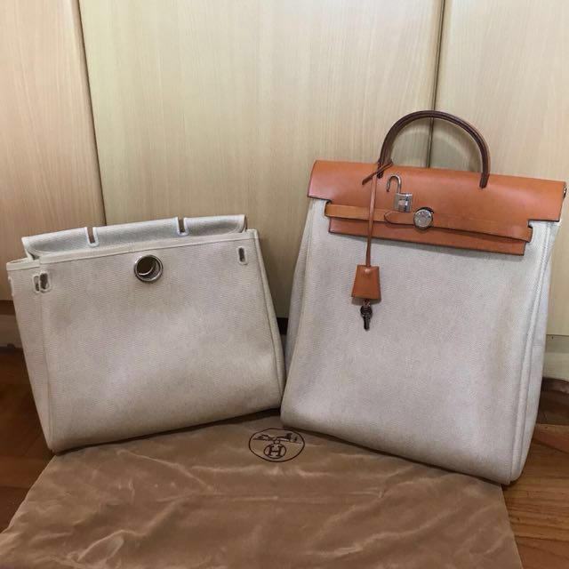 AUTHENTIC HERMES Vintage 2 in 1 Herbag, Luxury, Bags & Wallets on Carousell