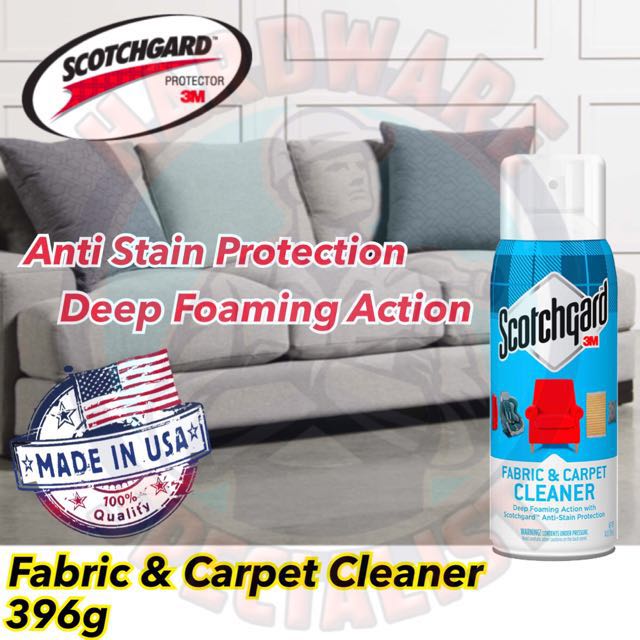 3m Scotchgard Fabric Carpet Cleaner 396g Furniture Sofas On