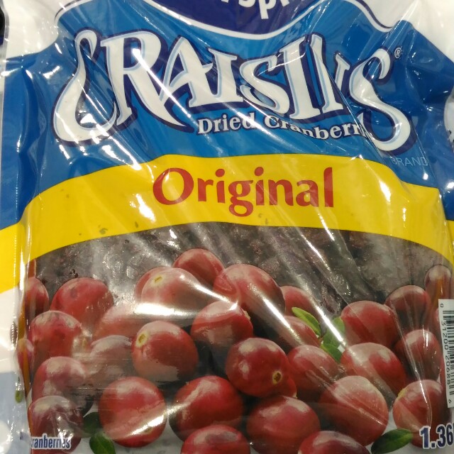 優鮮沛 全果蔓越莓乾 CRAISINS dry cranberries Costco版, 食物和飲料, 罐裝食品&即食食品在旋轉拍賣