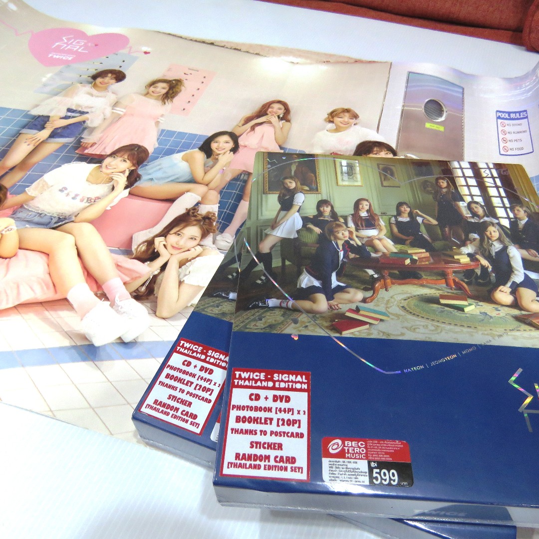 TWICE [SIGNAL] 4th Mini Album RANDOM CD+Photo Book+2p Card+Photo K-POP  SEALED