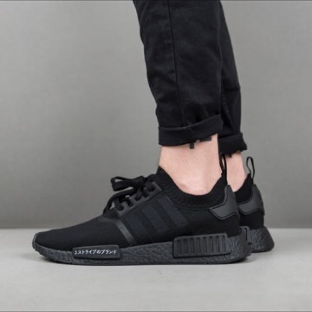 Adidas NMD Triple Black Japan US 10.5 Men s Fashion Footwear Sneakers on Carousell