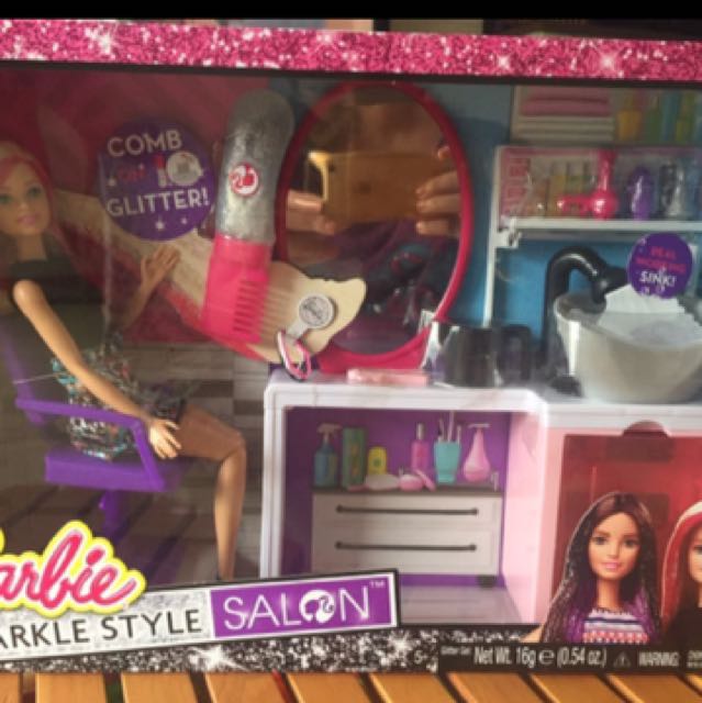 Barbie sparkle style salon top