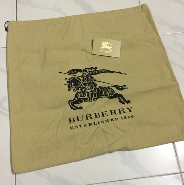 Burberry Dust Bag, Luxury, Apparel on Carousell