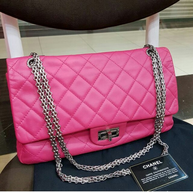 AUTHENTIC CHANEL 2.55 REISSUE FLAP BAG IN LAMBSKIN LEATHER , Luxury ...