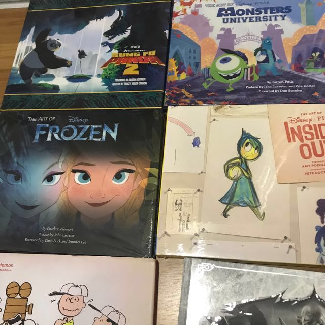 Clearance Art Books Disney Pixar Dreamworks Weta Etc Books