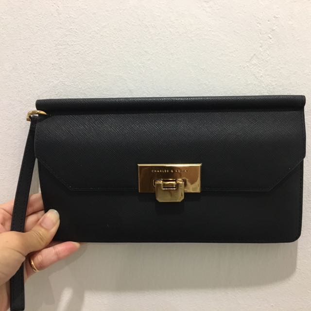 charles keith clutch bag