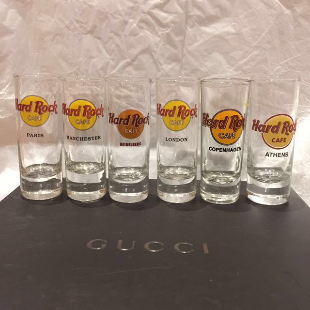 Hard Rock Cafe Shot Glasses Everything Else On Carousell