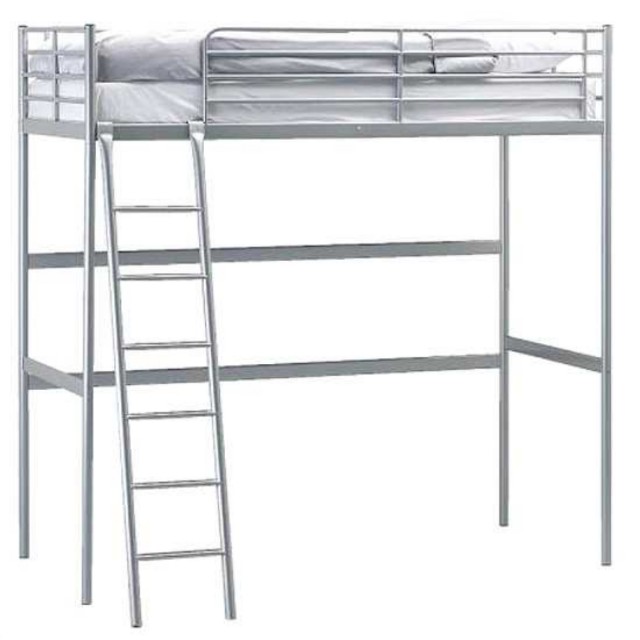 Ikea Tromso Loft Bed queen size, Furniture & Home Living, Furniture