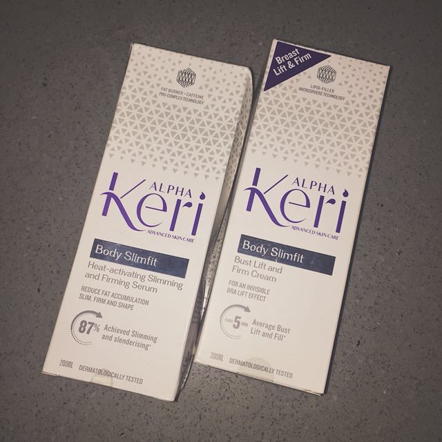 Keri Heat Activating Slimming Cream And Bust Firming And Lifting Cream Beauty Personal Care Bath Body Body Care On Carousell