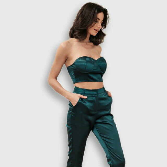 two piece jump suit