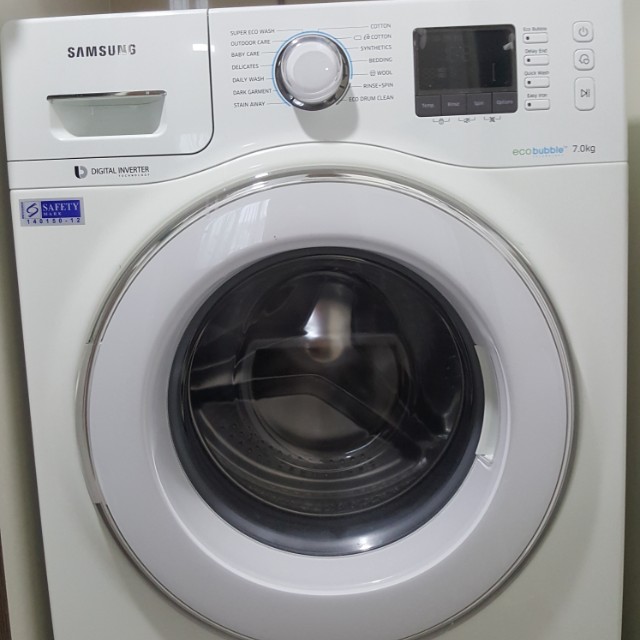 Samsung ECO Bubble washing machine, TV & Home Appliances, Washing