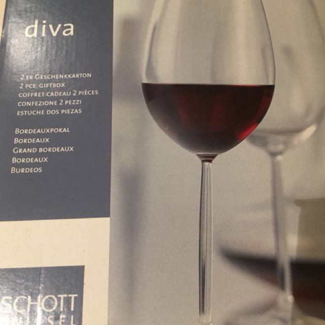 Schott Zwiesel Diva Large Bordeaux Wine Glass Home Appliances On Carousell