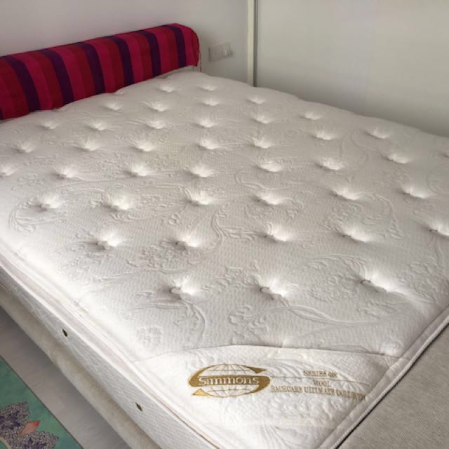 Simmons Mattress Queen Size Backcare Used 3 Yrs Only Furniture