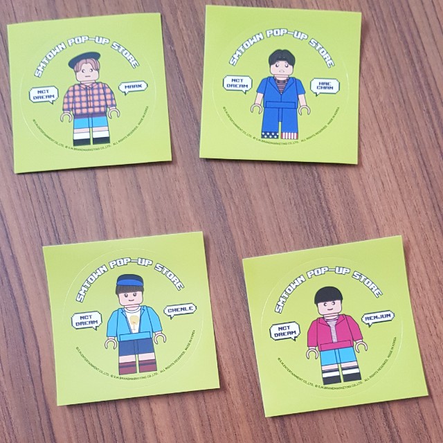 SMTOWN official NCT Dream popup store stickers, Hobbies & Toys, Memorabilia & Collectibles, K